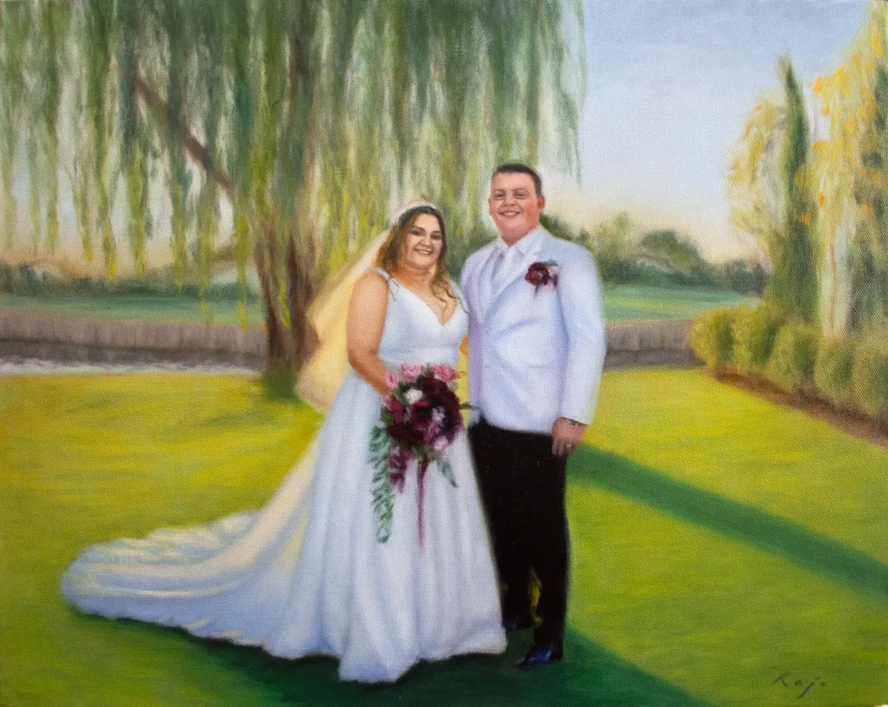 Wedding painting for Jackie & Jacob